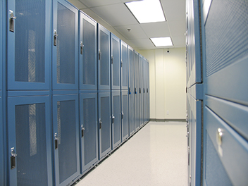 Data Center Containing Colocation Cabinets and Server Racks